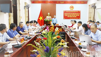 Sở Dân tộc và Tôn giáo làm việc với UBND các xã Đà Bắc, Cao Sơn, Quy Đức, Tân Pheo, Tiền Phong, Đức Nhàn
