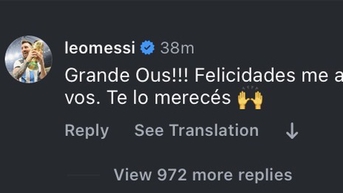 Messi và Mbappe chúc mừng Ousmane Dembele đoạt Quả bóng vàng, Ronaldo chưa biểu lộ cảm xúc