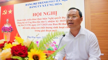 Phát huy sức mạnh hệ thống chính trị, Ứng Hòa hướng tới mục tiêu “xanh, thông minh, hạnh phúc”