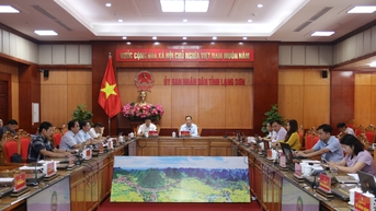 Điểm cầu Lạng Sơn tham dự Hội thảo nhận diện “điểm nghẽn” về đất đai, góp phần khơi thông nguồn lực, thúc đẩy phát triển kinh tế - xã hội