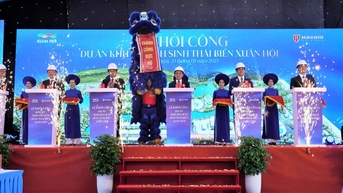 Khởi công dự án khu du lịch sinh thái biển gần 4.000 tỉ đồng tại Hà Tĩnh