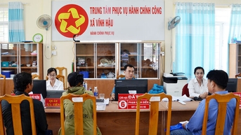 Vĩnh Hậu nâng cao chất lượng phục vụ hành chính công