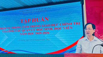 An Giang tăng cường giáo dục chính trị và công tác học sinh