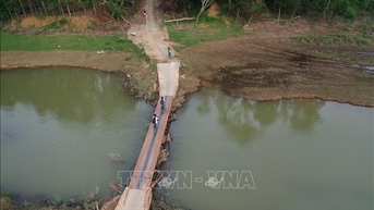 Bất an khi lưu thông qua cầu dân sinh ở hạ du hồ Kẻ Gỗ
