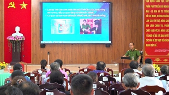 Xã Thăng Điền mở đợt cao điểm kích hoạt VNeID mức 2, tích hợp bảo hiểm y tế