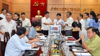 Sở Nông nghiệp và Môi trường Cà Mau quyên góp ủng hộ Nhân dân Cuba và triển khai nhiệm vụ cuối năm