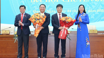 Quảng Ngãi bầu 2 Bí thư xã giữ chức Phó Chủ tịch Ủy ban nhân dân tỉnh nhiệm kỳ 2021-2026