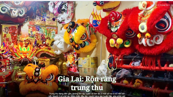 Gia Lai: Rộn ràng trung thu
