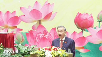 람 총서기, 제1차 국회 당대회 연설