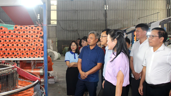 Hiệp hội Doanh nghiệp Nam Lào Cai thăm và làm việc với 9 doanh nghiệp hội viên