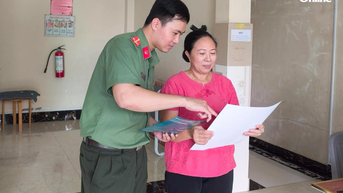 Công an xã Xuân Hải tăng cường tuyên truyền khai báo tạm trú, tạm vắng