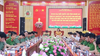 Nghe An៖ ផ្តោតលើការដោះស្រាយញត្តិដែលមានភាពស្មុគស្មាញ និងអូសបន្លាយ