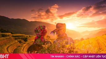 Cảnh đối lập sáng, chiều đẹp như tranh ở Mù Cang Chải