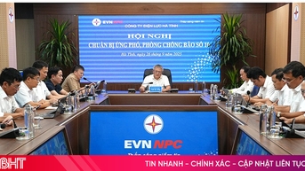 អគ្គិសនី Ha Tinh ដាក់ចេញជាបន្ទាន់នូវវិធានការឆ្លើយតបនឹងព្យុះលេខ ១០