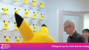 Tim Cook ghé thăm Pikachu