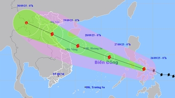 Bão Bualoi di chuyển nhanh gấp đôi bão bình thường, Bắc và Trung Bộ sắp mưa lớn