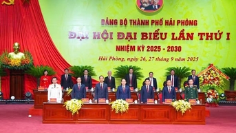 គណៈកម្មាធិការបក្សទីក្រុង Hai Phong បានប្រារព្ធធ្វើសមាជគណៈប្រតិភូលើកទី ១ អាណត្តិ ២០២៥-២០៣០