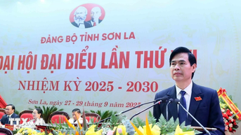លោក Hoang Quoc Khanh ជាប់ឆ្នោតឡើងវិញជាលេខាគណៈកម្មាធិការបក្សខេត្ត Son La