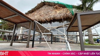តំបន់ទេសចរណ៍ Ha Tinh ប្រញាប់ប្រញាល់ទទួលព្យុះលេខ ១០