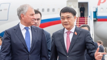 Chủ tịch Duma Quốc gia Quốc hội Liên bang Nga Vyacheslav Volodin bắt đầu thăm chính thức Việt Nam