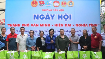 Phường Cầu Kiệu tổ chức ngày hội vì thành phố văn minh, nghĩa tình
