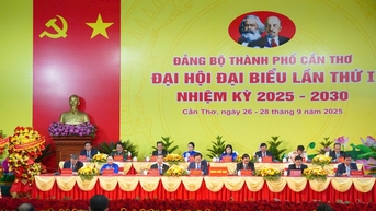 មហាសន្និបាតបក្សទីក្រុង Can Tho សម្រាប់អាណត្តិ 2025-2030៖ ឯកភាពលើគោលដៅអភិវឌ្ឍន៍សេដ្ឋកិច្ចសង្គមចំនួន 28