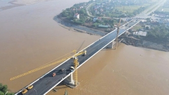 Khánh thành cầu Phong Châu mới trên Quốc lộ 32C vào sáng mai (28/9)