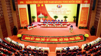 Ngày làm việc đầu tiên Đại hội Đảng bộ tỉnh Phú Thọ
