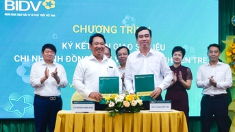 BIDV បញ្ចូលសាខា Dong Khoi ទៅជាសាខា Ben Tre