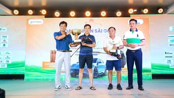 កីឡាករវាយកូនហ្គោល Nguyen Nam Son បានឈ្នះការប្រកួតវាយកូនហ្គោលអាជីវកម្ម Saigon - Swing For Dream 2025