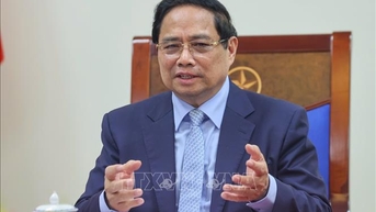 នាយករដ្ឋមន្ត្រី Pham Minh Chinh បានសន្ទនាតាមទូរស័ព្ទជាមួយអធិការបតីអាល្លឺម៉ង់ Friedrich Merz។