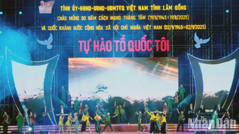 Hơn 20 giai điệu “Tự hào Tổ quốc tôi” trong chương trình nghệ thuật đặc biệt tại Lâm Đồng