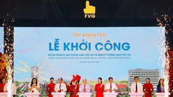 Khởi công dự án du lịch quy mô gần 750 tỷ đồng bên sông Thu Bồn