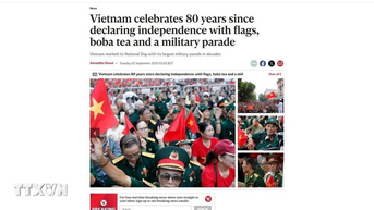 80 năm Quốc khánh: Báo Anh ấn tượng với lễ diễu binh hùng tráng