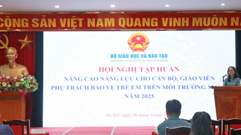 ការពង្រឹងសមត្ថភាពដើម្បីការពារកុមារ និងសិស្សនៅក្នុងបរិយាកាសអនឡាញ