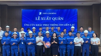 VNPT Lam Dong គាំទ្រខេត្ត Quang Binh ជំនះផលវិបាកដោយព្យុះលេខ ១០