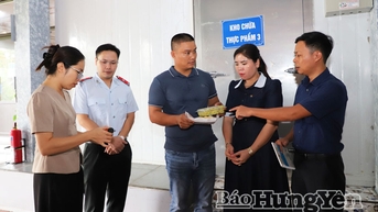 Kiểm tra cơ sở sản xuất, kinh doanh thực phẩm lĩnh vực nông nghiệp