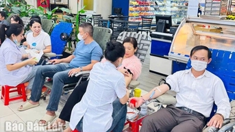 Thu về 441 đơn vị máu trong ngày hội hiến máu tình nguyện