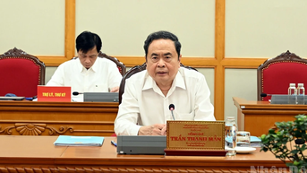 [Ảnh] Bộ Chính trị làm việc với Ban Thường vụ Tỉnh ủy Lai Châu