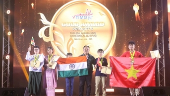 Học sinh lớp 6 Hải Phòng giành HCV Olympic Toán học quốc tế lần thứ 2