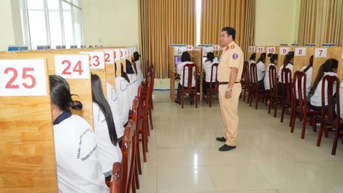 Công an Tây Ninh tổ chức kỳ thi sát hạch, cấp giấy phép lái xe