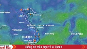 Xuất hiện vùng áp thấp trên biển Đông có khả năng mạnh lên thành áp thấp nhiệt đới