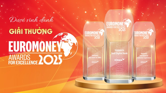 HDBank lập 'hat-trick' giải thưởng Euromoney 2025