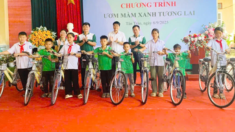 រៀបចំកម្មវិធី “បណ្តុះអនាគតបៃតង” នៅឃុំតាន់ត្រាវ