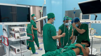 Côn Đảo: Lần đầu tiên thực hiện phẫu thuật nội soi cho bệnh nhân