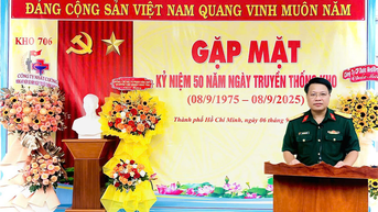 Kho 706 (Cục Quân y) tổ chức gặp mặt truyền thống nhân dịp kỷ niệm 50 năm