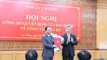 Thứ trưởng Bộ Nông nghiệp và Môi trường Lê Minh Ngân được điều động giữ chức Phó Bí thư Thường trực Tỉnh ủy Lai Châu