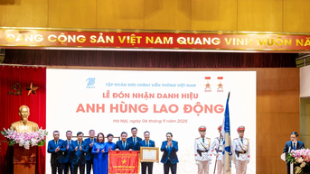 Tập đoàn Bưu chính Viễn thông lần thứ 2 đón nhận danh hiệu Anh hùng Lao động