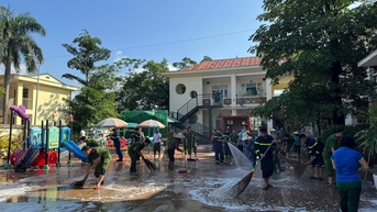 Xuân Mai khẩn trương khắc phục úng ngập