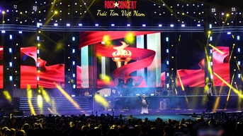 “Rock Concert – Trái tim Việt Nam”: “Bùng cháy” ca khúc cách mạng hát theo phong cách rock